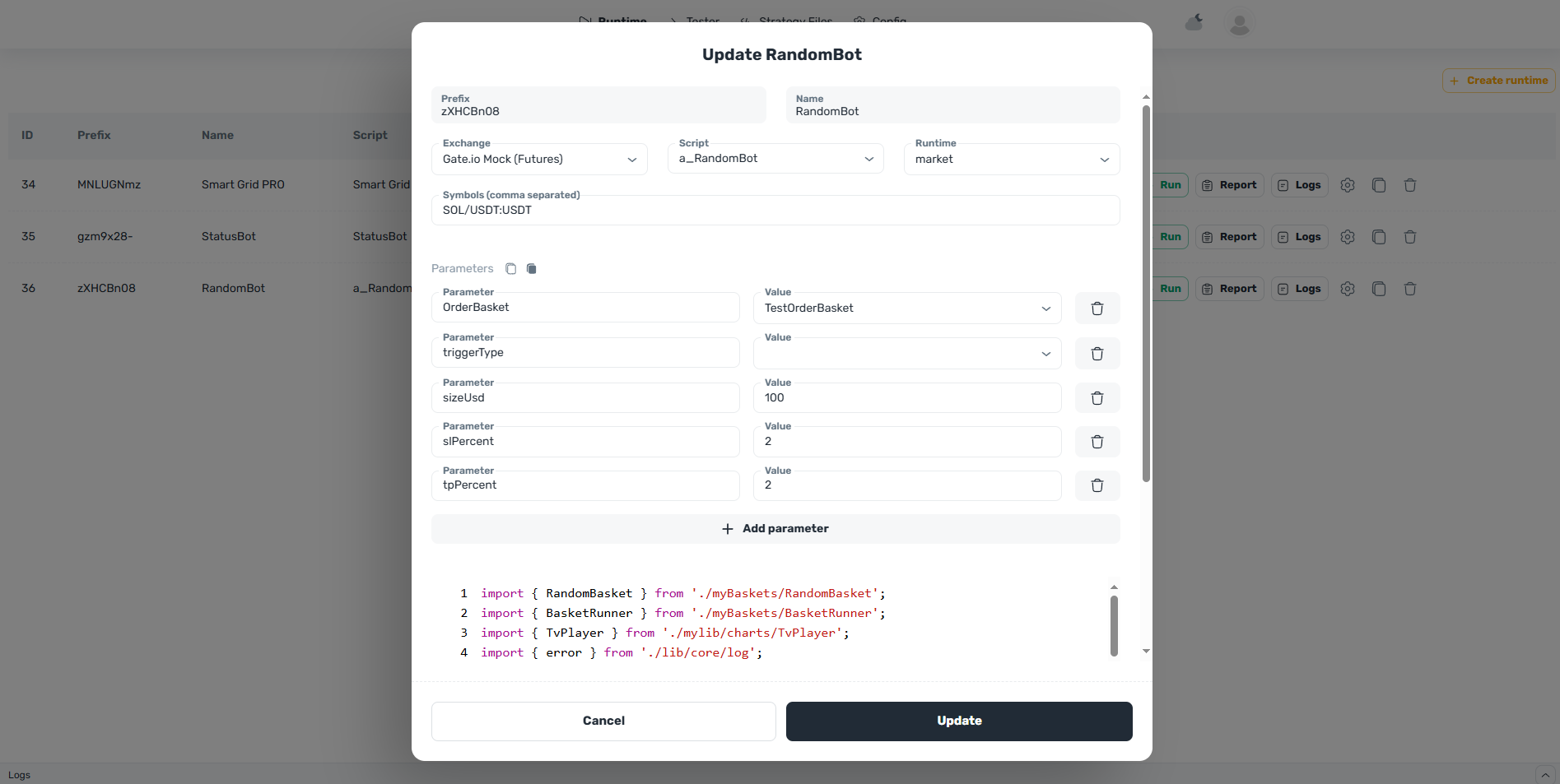 Runtime-Report